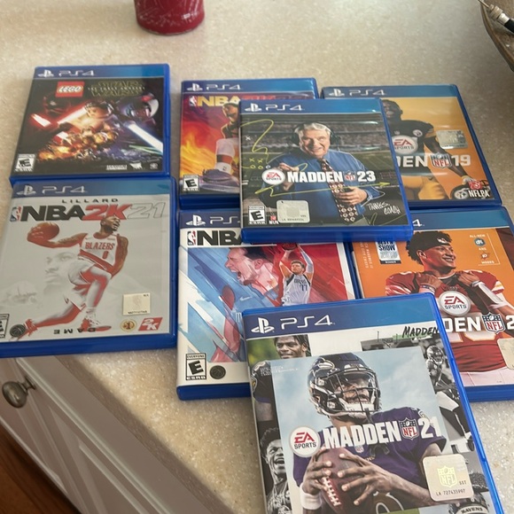 PlayStation 4 PS4 Lot of Games Madden NBA 2K
